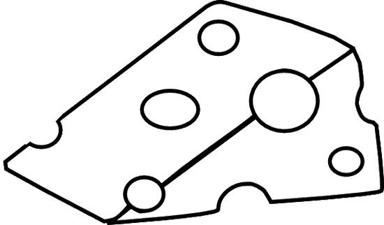 550x322 Cheese Slice Coloring Page Cookie