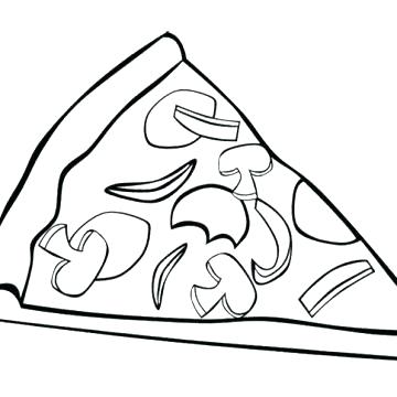 360x360 Pizza Coloring Sheet Cheese Coloring Page Cheese Pizza Coloring