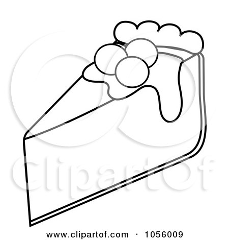 Royalty Free Vector Clip Art Illustration Of An Outline Of A Slice 450x470 Royalty Free Vector Clip Art Illustration Of An Outline Of A Slice