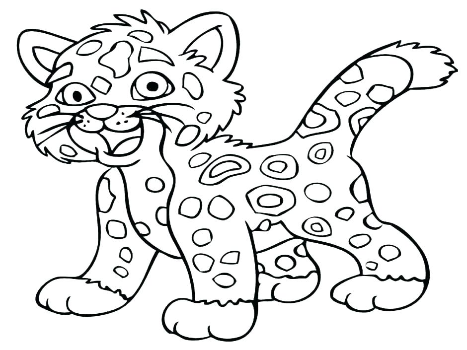 940x705 Cheetah Print Coloring Pages