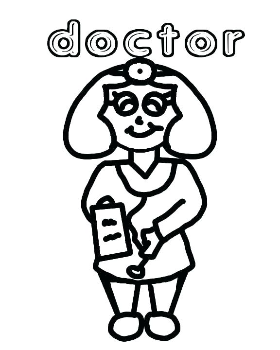 Doctor Coloring Pages Coloring For Preschool Doctor Coloring Pages 576x720 Doctor Coloring Pages Coloring For Preschool Doctor Coloring Pages