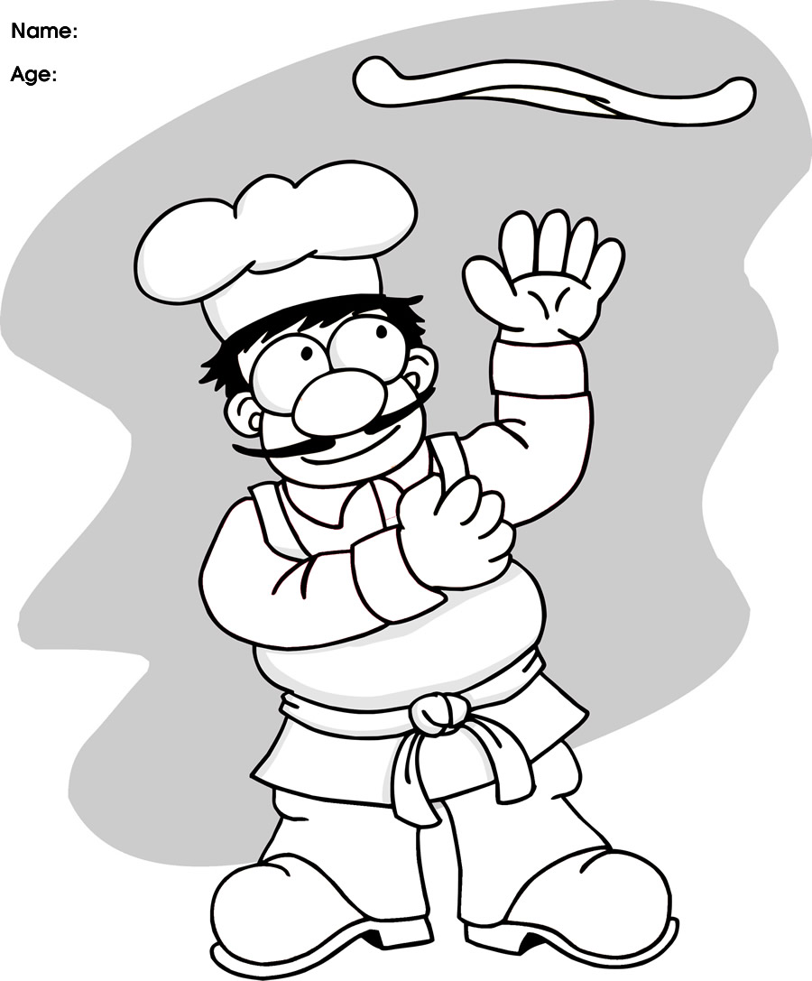 Pizza Pictures For Kids Clipartsco Pizza Chef Coloring Page 900x1087 Pizza Pictures For Kids Clipartsco Pizza Chef Coloring Page