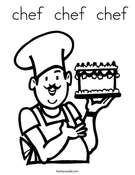 Chef Chef Chef Coloring Page 468x605 Chef Chef Chef Coloring Page