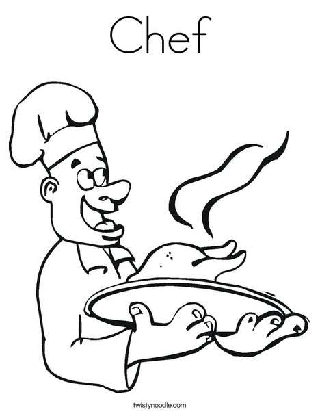 Chef Coloring Page 468x605 Chef Coloring Page