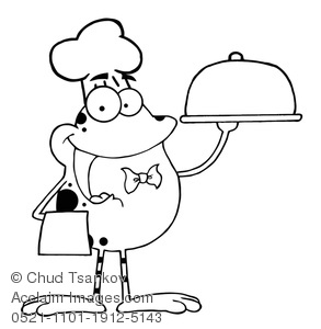 Clipart Image Of Animal Coloring Page Of A Frog Wearing A Chef'S 293x300 Clipart Image Of Animal Coloring Page Of A Frog Wearing A Chef'S