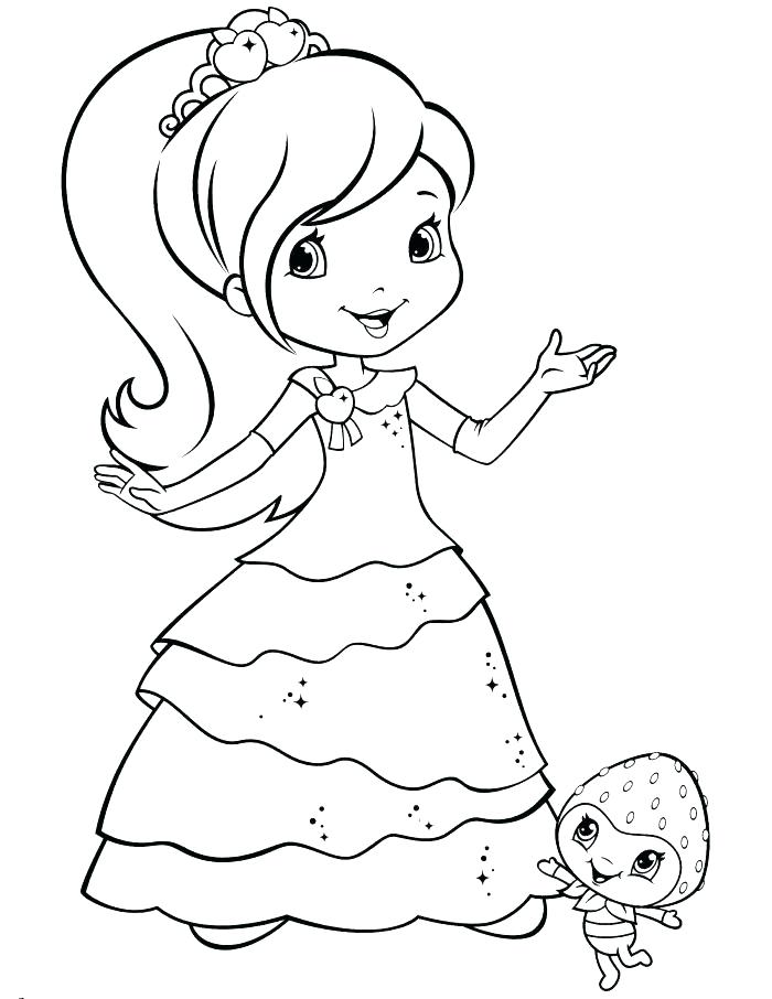 700x906 Cherry Jam Coloring Pages Strawberry Shortcake Coloring Page