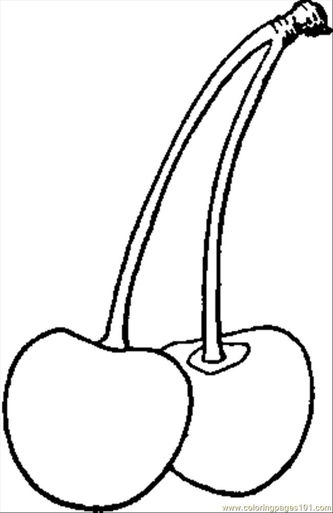 650x1002 Roberts Red Heart Cherry Coloring Page