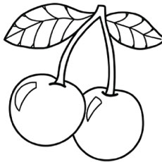 230x230 Top 10 Free Printable Cherry Coloring Pages Online Cherries