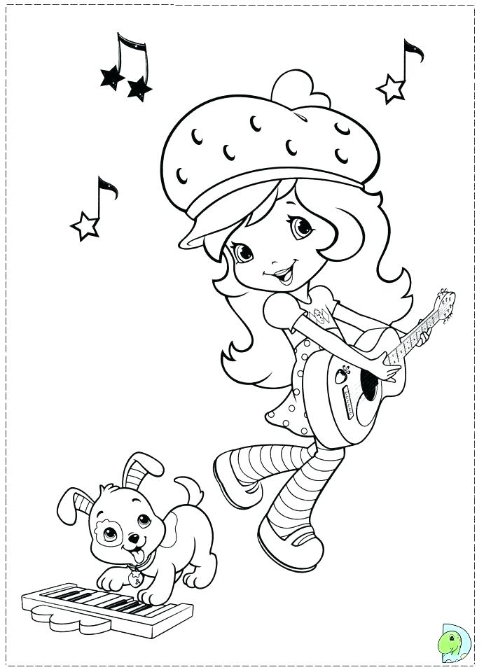 691x960 Cherry Jam Coloring Pages New Strawberry Shortcake Birthday