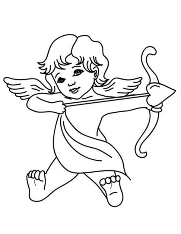 Cute Cupid Coloring Pages 600x775 Cute Cupid Coloring Pages