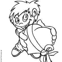 Cherub And Bow Coloring Pages 220x220 Cherub And Bow Coloring Pages