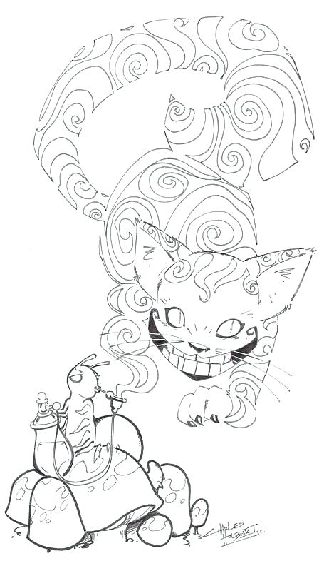 462x800 Cheshire Cat Coloring Pages Cat Coloring Pages Kitty Cheshire