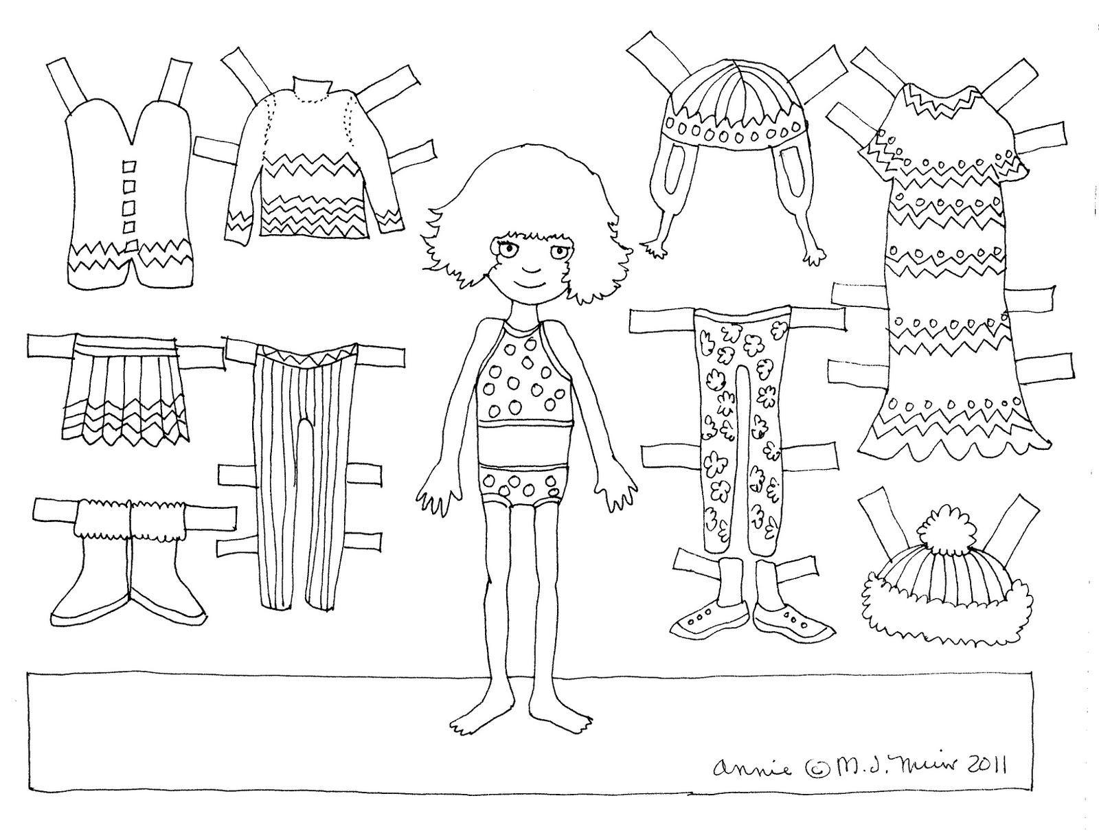 Doll Coloring Pages 1600x1210 Doll Coloring Pages