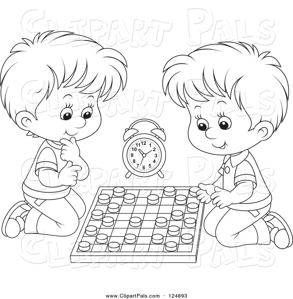 Pal Clipart Of Lineart Boys Playing Chess By Alex Bannykh 1024x1044 Pal Clipart Of Lineart Boys Playing Chess By Alex Bannykh