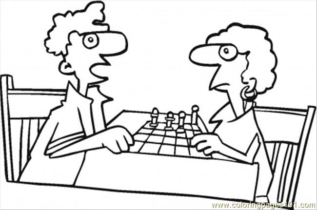 92 S Playing Chess Coloring Page Coloring Page 650x431 92 S Playing Chess Coloring Page Coloring Page