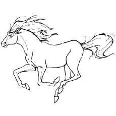 230x230 Top 48 Free Printable Horse Coloring Pages Online