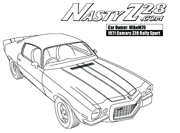 600x443 Chevy Coloring Pages Coloring Pages Chevy Camaro Printable