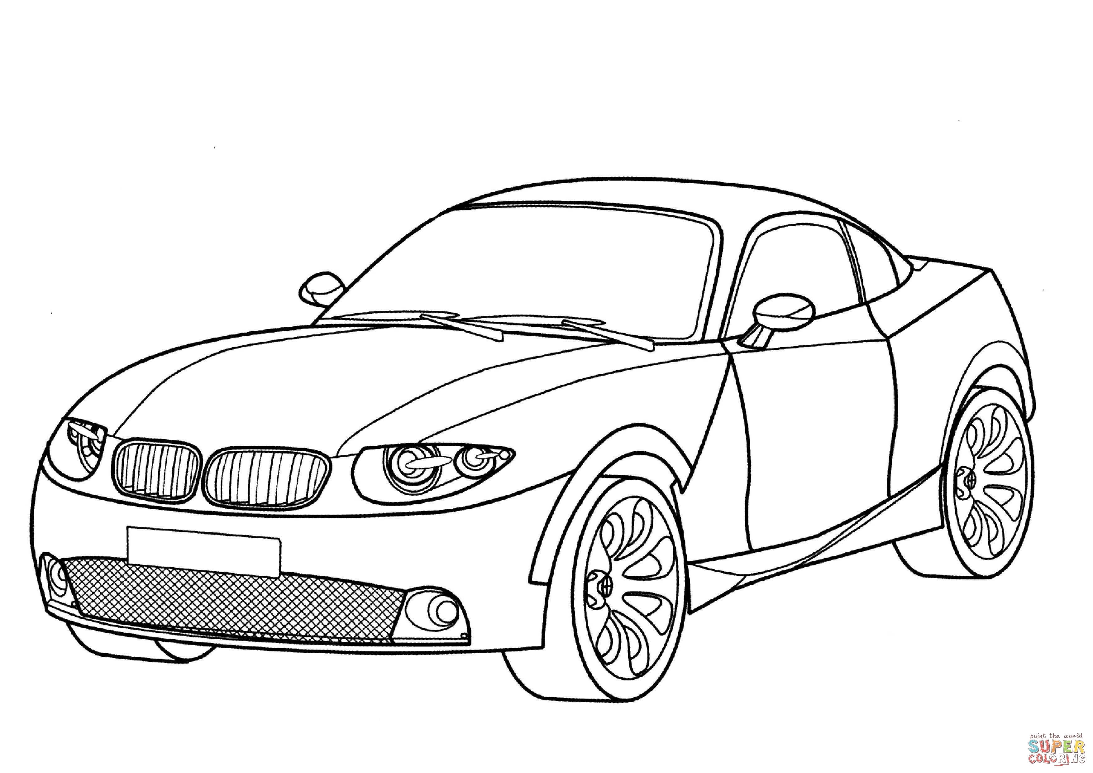 3508x2480 Car Coloring Pages Chevrolet Luxury Bmw X Coupe Coloring Page
