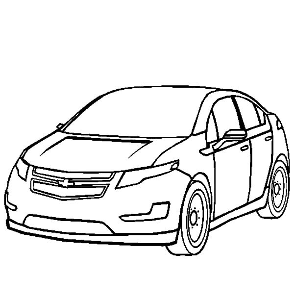 600x612 Chevrolet Volt Camaro Cars Coloring Pages Best Place To Color