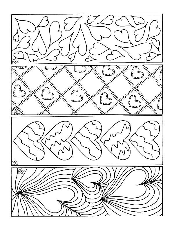 Book Marks Coloring Sheets Chevron 600x781 Book Marks Coloring Sheets Chevron