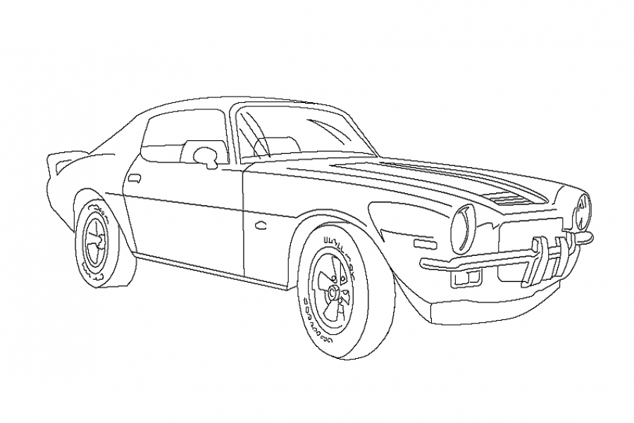 Classic Chevrolet Car Camaro American Muscle Coloring Sheet 900x600 Classic Chevrolet Car Camaro American Muscle Coloring Sheet