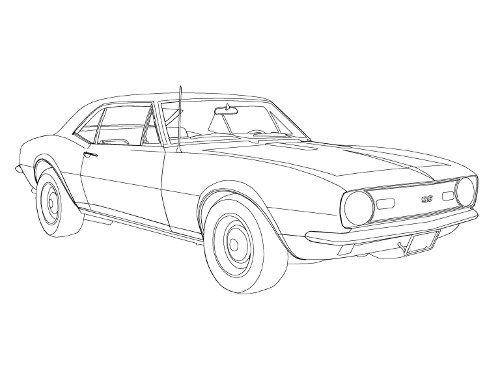How To Draw A 67 Chevy Camaro Corvette Amp Camaro 500x375 How To Draw A 67 Chevy Camaro Corvette Amp Camaro