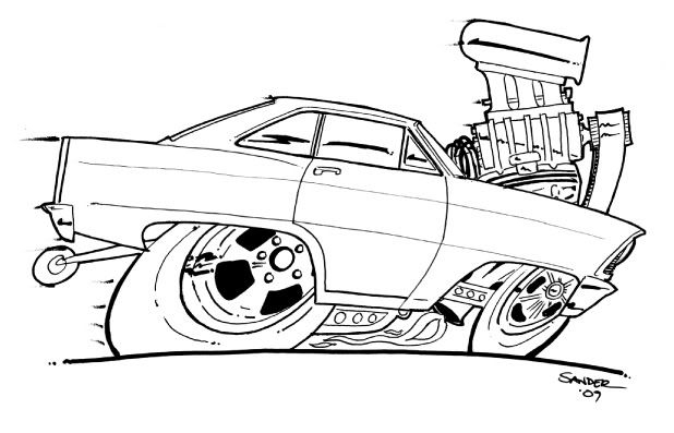 618x397 Hot Rod Coloring Pages Printable Coloring Pages