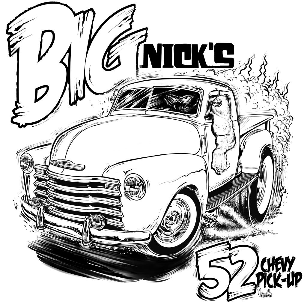 64 Chevy Truck Colouring Pages 1024x1024 64 Chevy Truck Colouring Pages