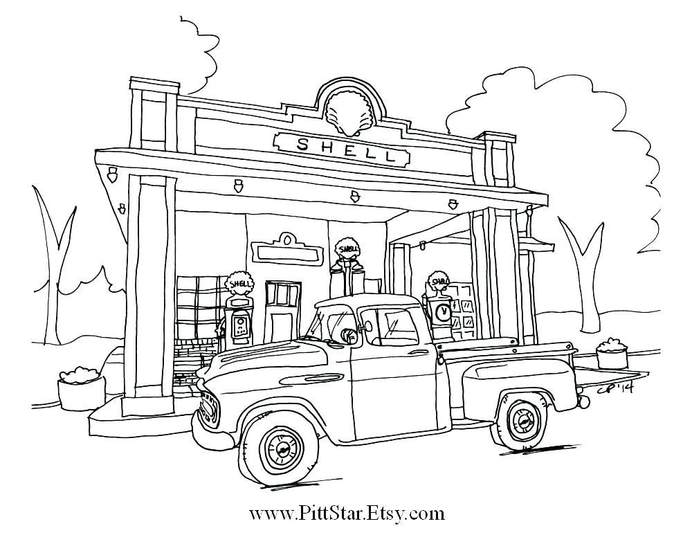1000x773 Chevy Truck Coloring Pages Coloring Collection