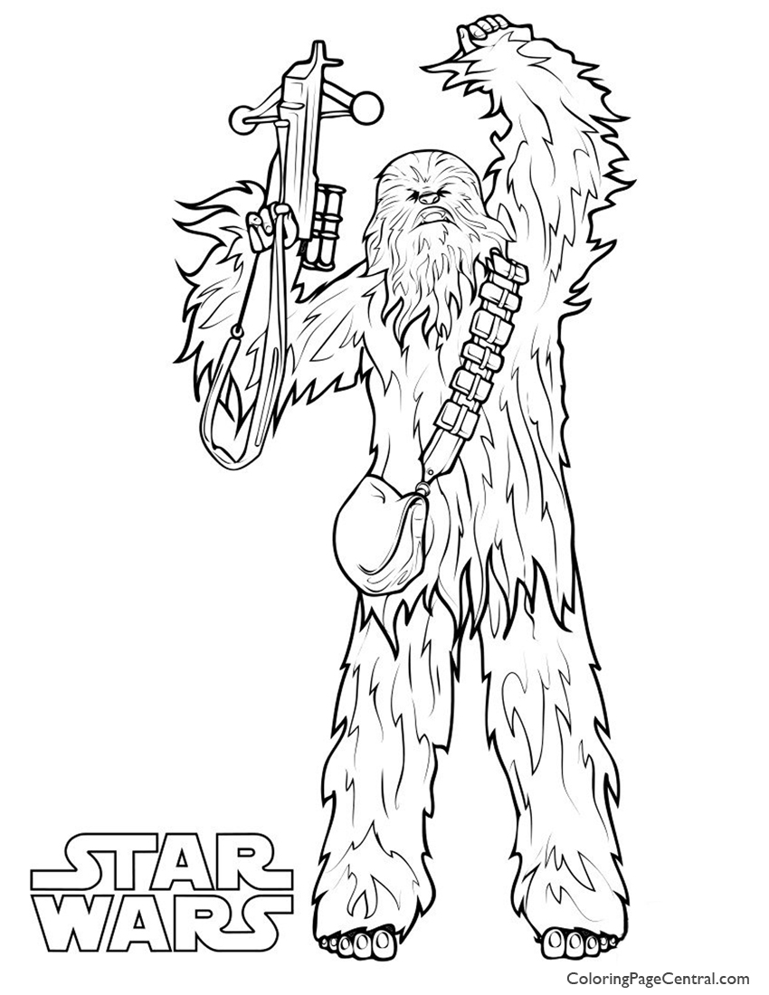 Star Wars Chewbacca Coloring Page Coloring Page Central 850x1100 Star Wars Chewbacca Coloring Page Coloring Page Central