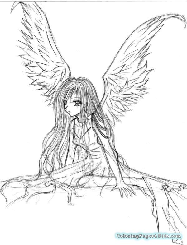 Chibi Anime Angel And Devil Coloring Pages Coloring Pages For Kids 600x788 Chibi Anime Angel And Devil Coloring Pages Coloring Pages For Kids