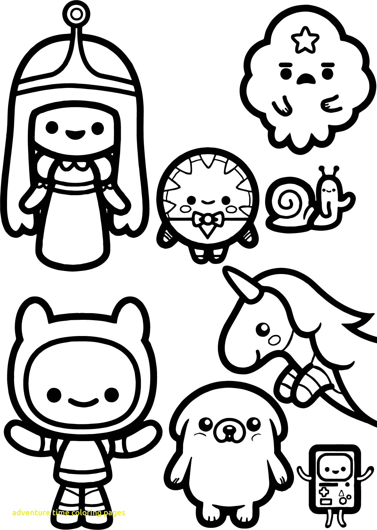 1234x1735 Adventure Time Coloring Pages With Adventure Time Chibi Coloring