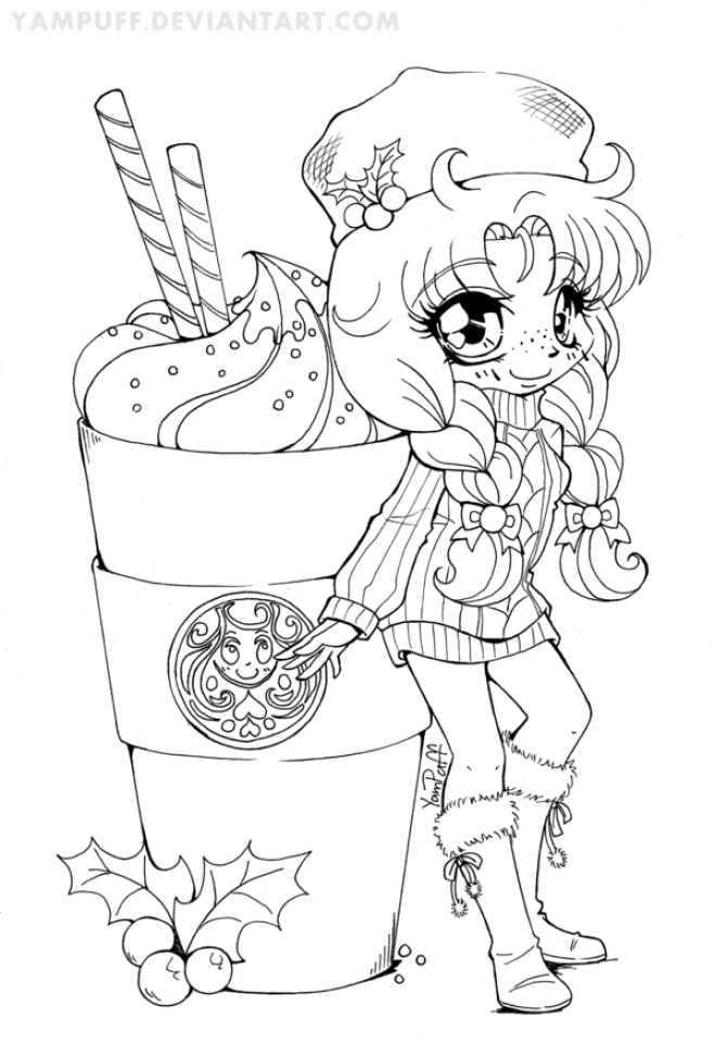 659x960 Chibi Coloring Page Get This Online Chibi Coloring Pages For Kids
