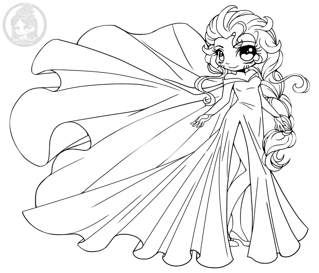 Chibi Coloring Pages 1024x878 Chibi Coloring Pages