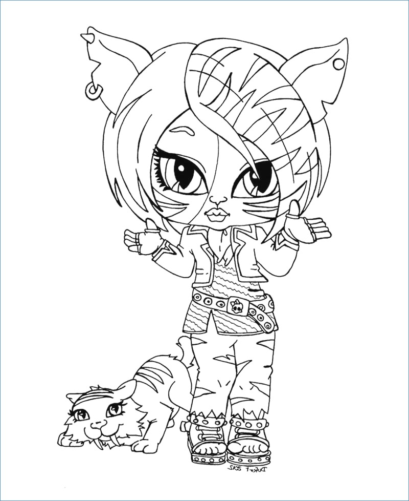 Ghoulia Yelps Little Girl Monster High Coloring Page 800x978 Ghoulia Yelps Little Girl Monster High Coloring Page