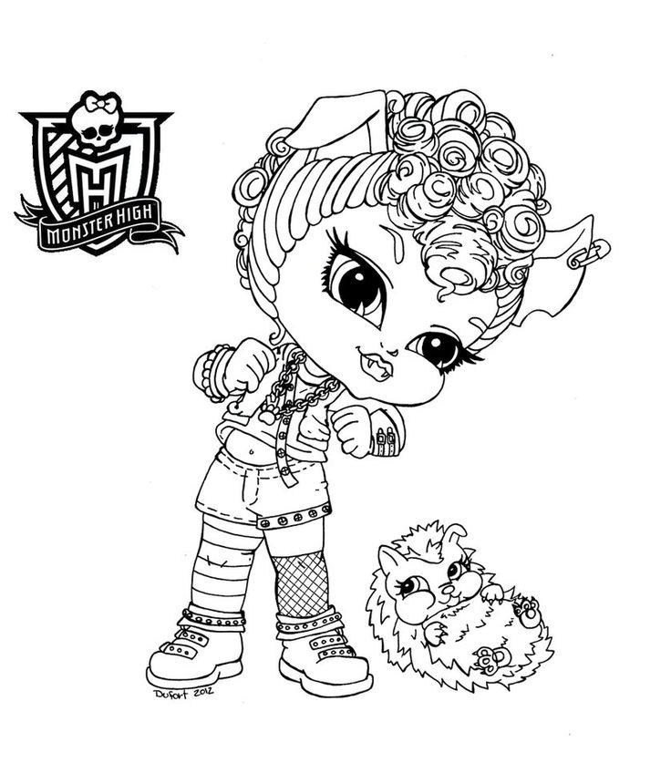 Monster High Coloring Page Inspirational Chibi Monster High 736x837 Monster High Coloring Page Inspirational Chibi Monster High