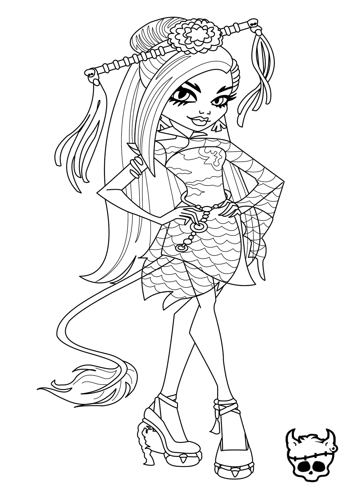 Baby Monster High Coloring Pages Monster High News 1131x1600 Baby Monster High Coloring Pages Monster High News