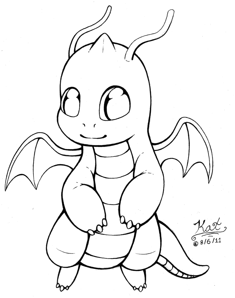 793x1007 Dragonite Pokemon Coloring Pages