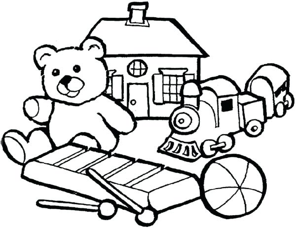 Toy Coloring Pages Group Of Little Kids Toys Coloring Pages Five 600x462 Toy Coloring Pages Group Of Little Kids Toys Coloring Pages Five