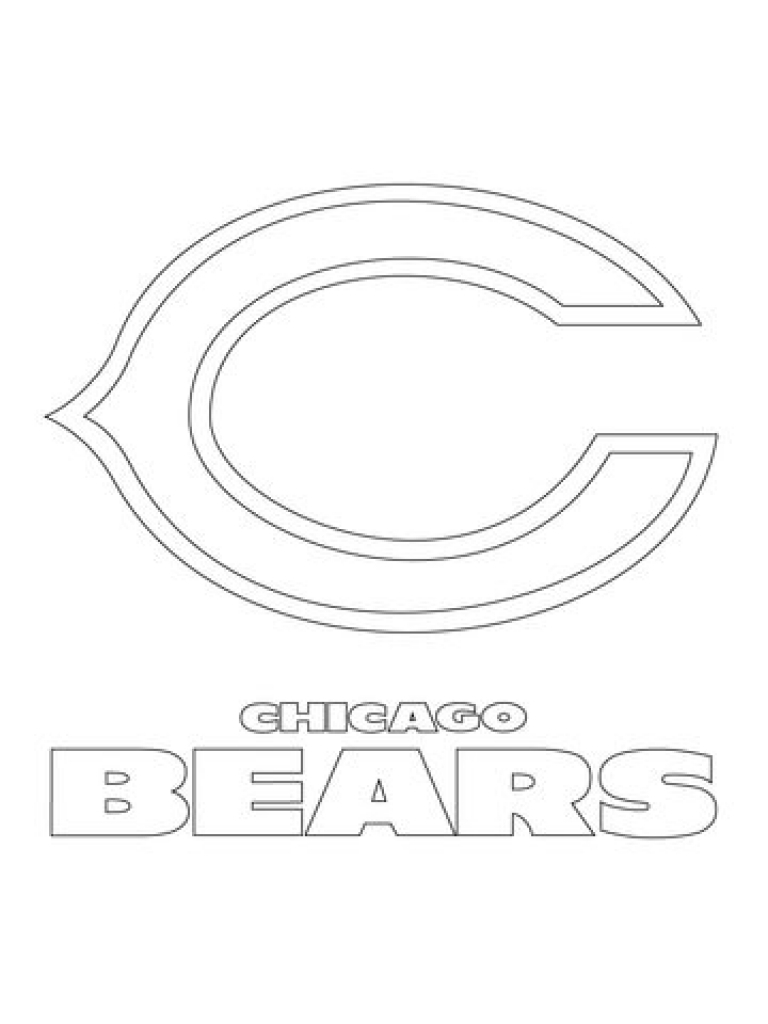 Engaging Chicago Bears Coloring Pages Printable In Fancy Chicago 768x1024 Engaging Chicago Bears Coloring Pages Printable In Fancy Chicago
