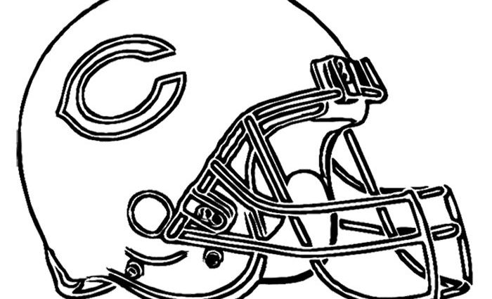 Chicago Bears Coloring Pages Football Helmet Chicago Bears 700x425 Chicago Bears Coloring Pages Football Helmet Chicago Bears