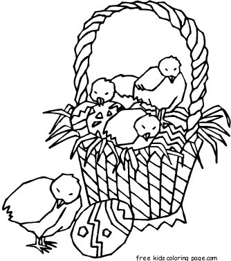 Printable Easter Chicken Eggs Pictures Coloring Pages For Kidsfree 334x377 Printable Easter Chicken Eggs Pictures Coloring Pages For Kidsfree
