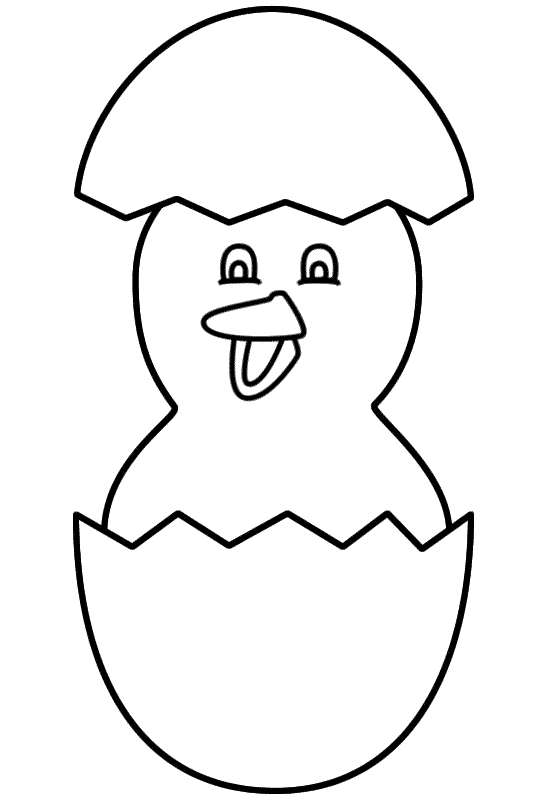 Baby Chick Coloring Pages 550x800 Baby Chick Coloring Pages