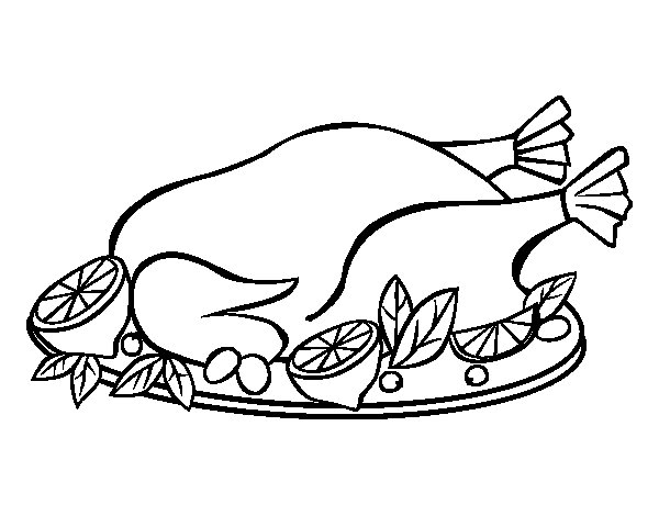 Chicken Coloring 600x470 Chicken Coloring