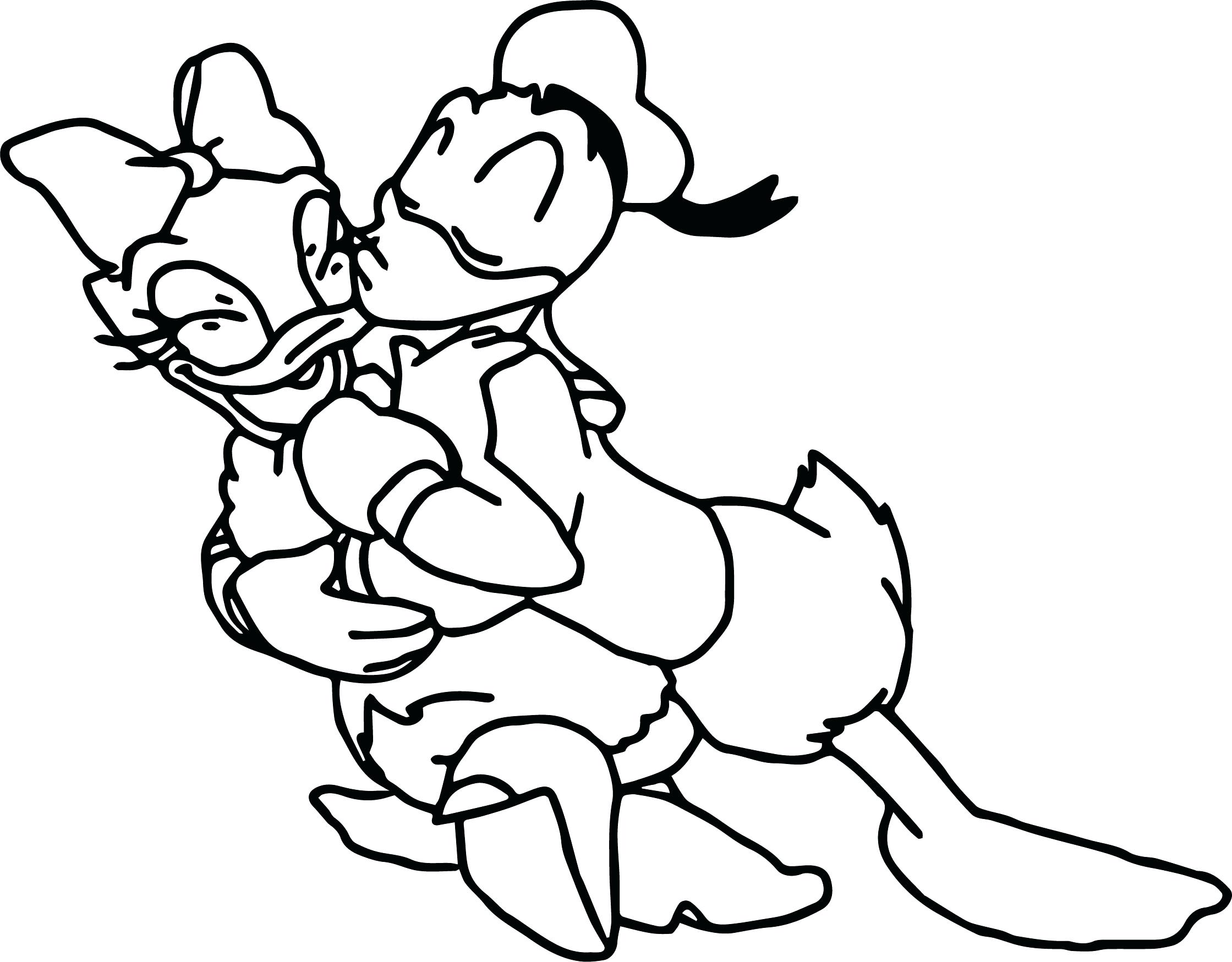 Coloring Pages For Kids Online Daisy And Duck Kiss Page Pencil 2239x1749 Coloring Pages For Kids Online Daisy And Duck Kiss Page Pencil