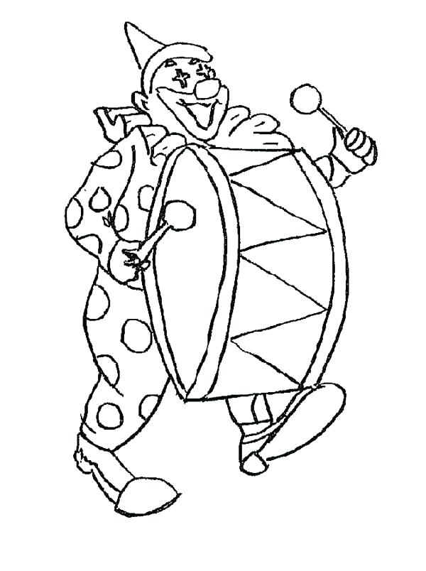 Drum Coloring Pages Clown Beating The Drum Coloring Page Chicken 600x804 Drum Coloring Pages Clown Beating The Drum Coloring Page Chicken