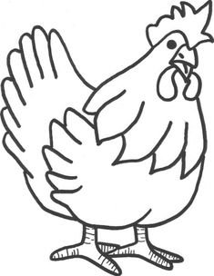 Free Printable Coloring Page Featuring A Chicken, Hen Chickens 235x304 Free Printable Coloring Page Featuring A Chicken, Hen Chickens