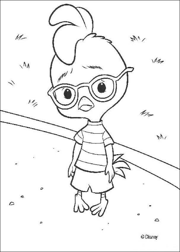 Chicken Little 51 Coloring Pages 607x850 Chicken Little 51 Coloring Pages