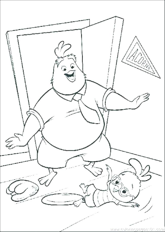 Chicken Little Coloring Pages 650x912 Chicken Little Coloring Pages