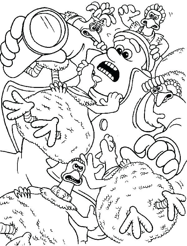 600x792 Chicken Run Coloring Pages Chicken Little Pictures Coloring Pages